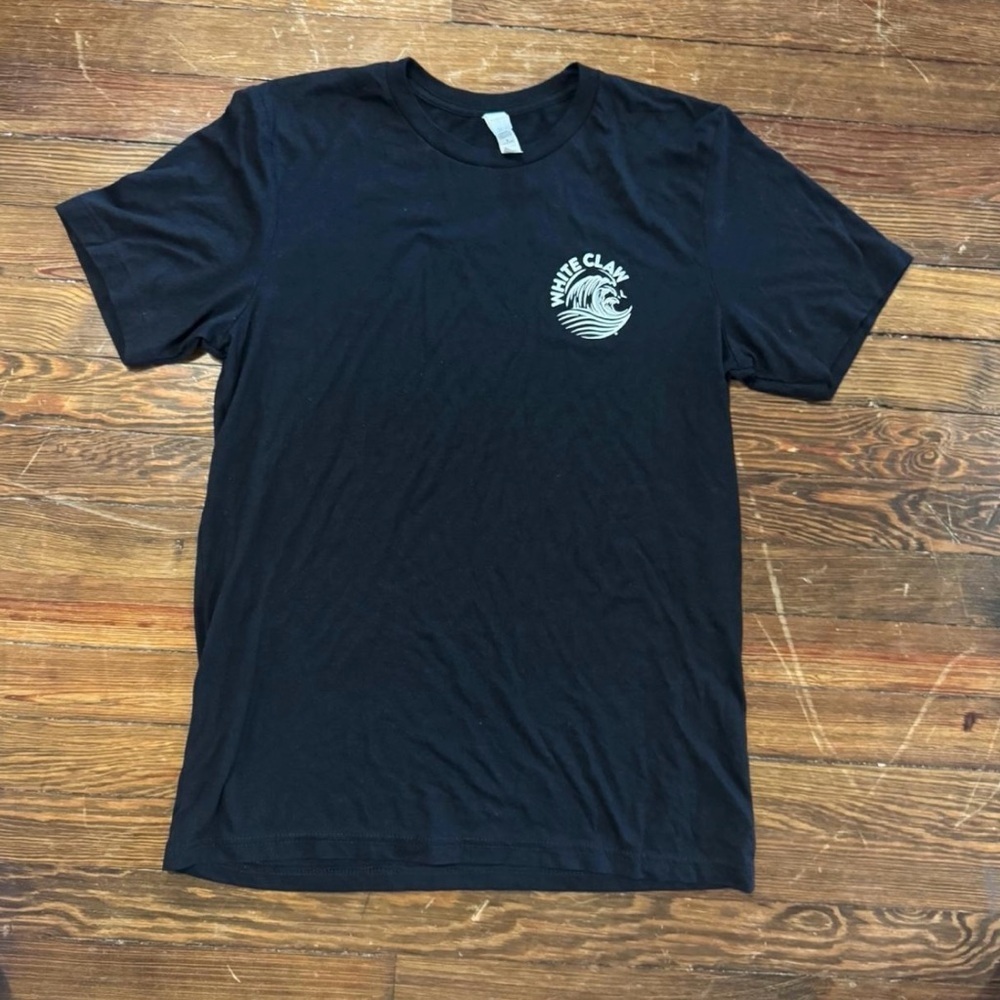 Bella Canvas Black Tee with White Logo